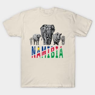 Africa's Big 5 Animals for Namibians T-Shirt